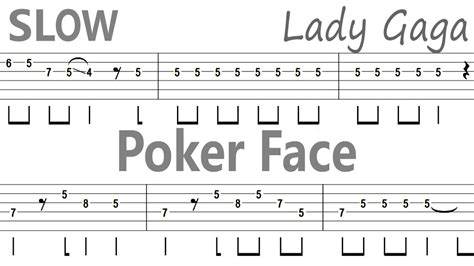 lady gaga poker face chords